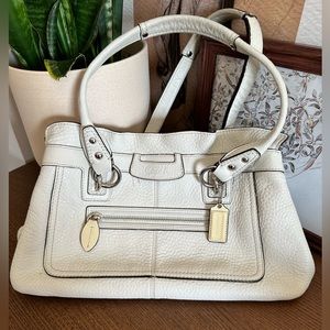 Coach pebbled leather purse